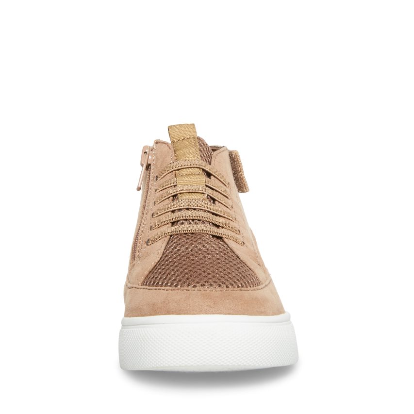 Khaki Steve Madden Achangee Kids' Sneakers | PH 4908FGE